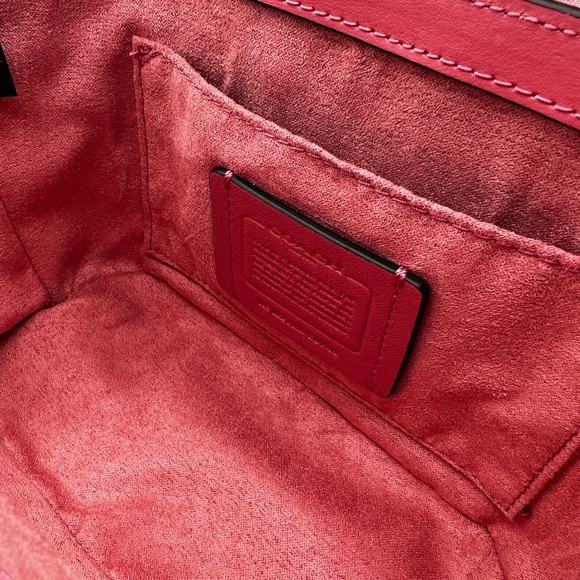 Coach Kay Crossbody In Colorblock Pebble Leather Faded Blush Multi - Picture 3 of 4